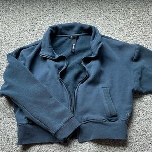 MPG Navy Fleece Zip-Up